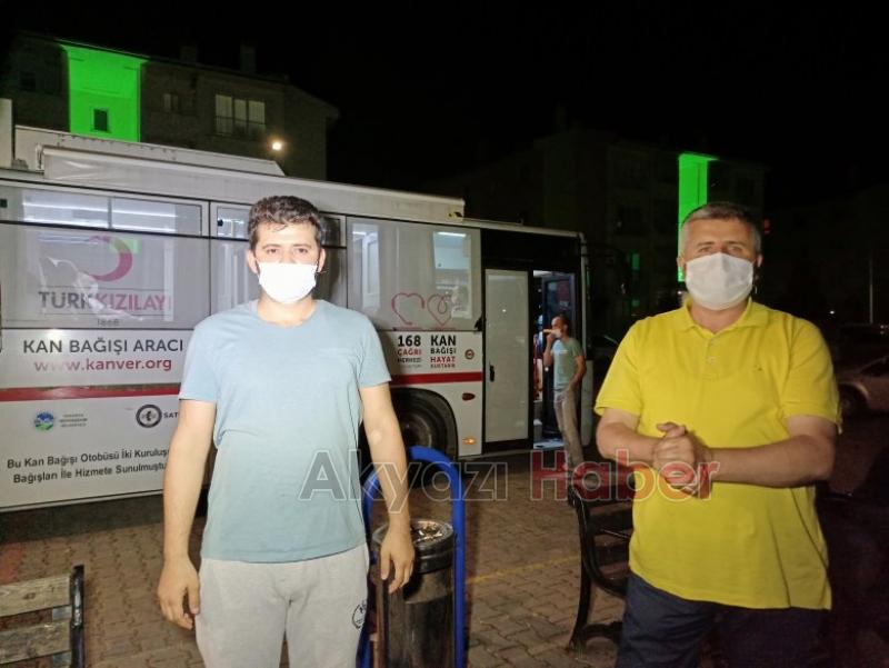 Akyazı TOKİ de kan bağışı kampanyası düzenlendi