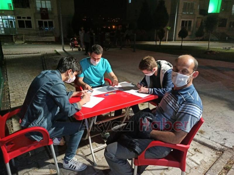 Akyazı TOKİ de kan bağışı kampanyası düzenlendi