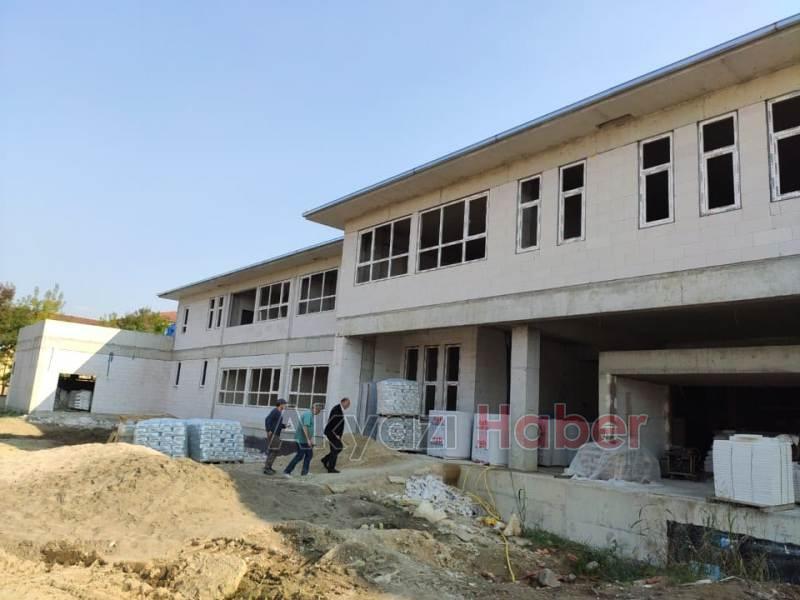 AKYAZI TSO TOBB İLKÖĞRETİM OKULU İNŞAATI TÜM HIZIYLA DEVAM EDİYOR