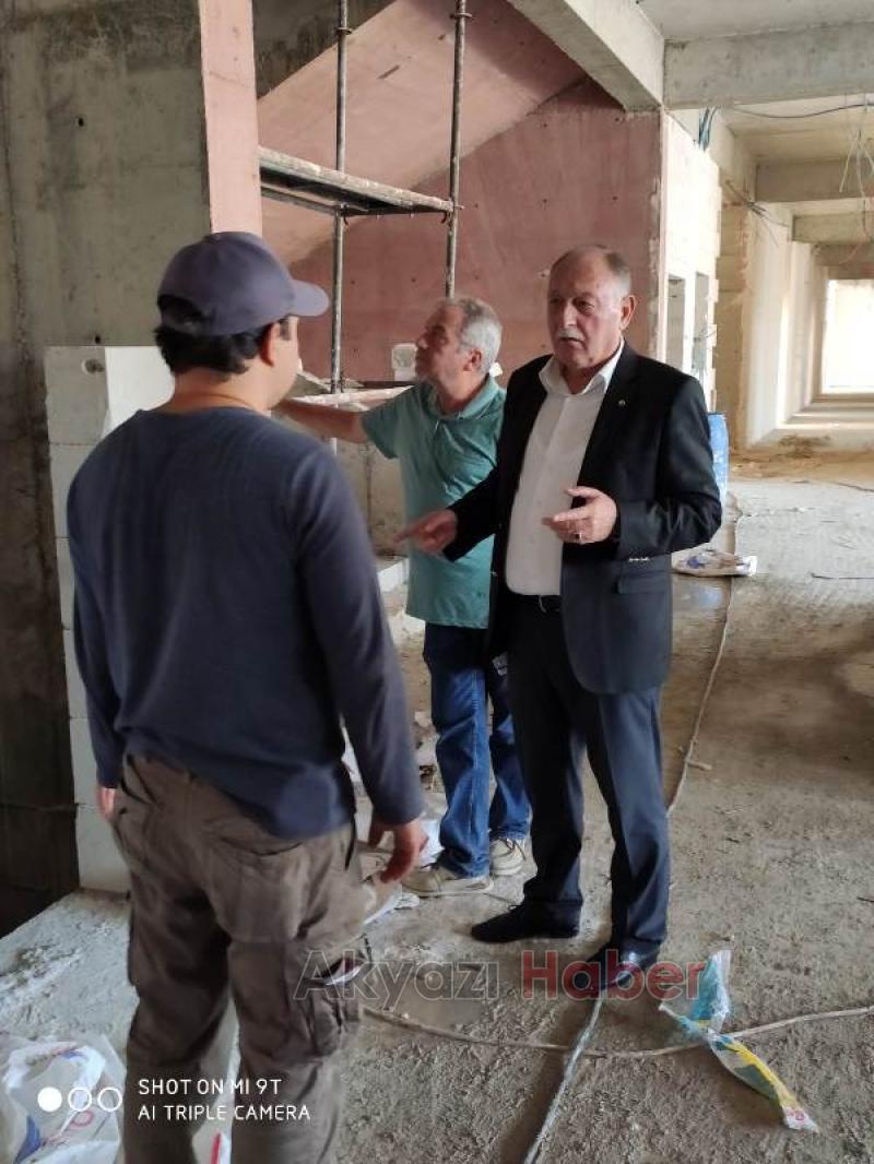 AKYAZI TSO TOBB İLKÖĞRETİM OKULU İNŞAATI TÜM HIZIYLA DEVAM EDİYOR