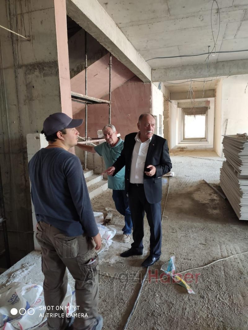 AKYAZI TSO TOBB İLKÖĞRETİM OKULU İNŞAATI TÜM HIZIYLA DEVAM EDİYOR