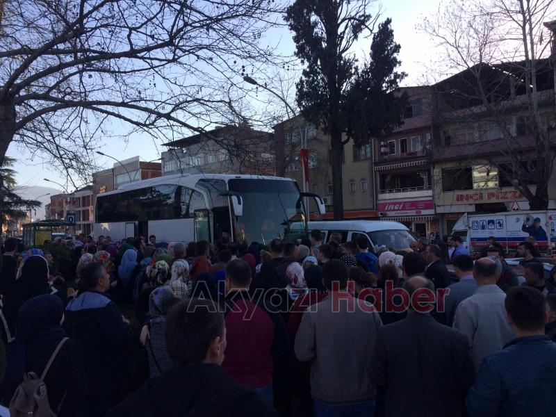 Akyazı Umre Kafilesi Dualarla Kutsal Topraklara uğurlandı  