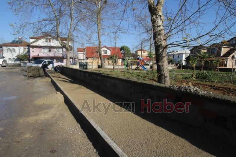 AKYAZI YENİ MAHALLE DE ÇALIŞMALAR HIZLANDI