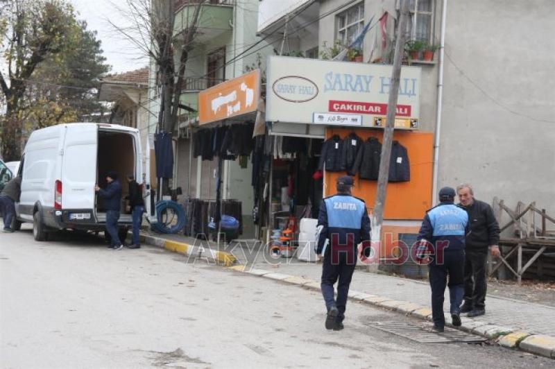AKYAZI ZABITASINDAN ESNAFLARA TEZGAH ÖLÇÜSÜ ve VİTRİN DENETİMİ