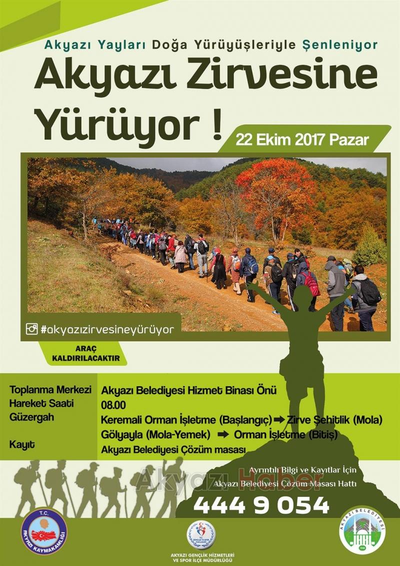 Akyazı Zirvesine Yürüyor