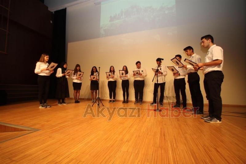 Akyazıda 10 Kasım Atatürkü Anma Töreni