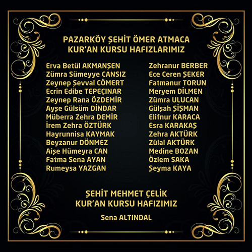 Akyazı’da 27 hafız için icazet merasimi düzenlenecek