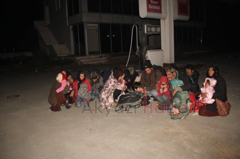 Akyazı’da 67 Mülteci 8 Çocuk Yakalandı