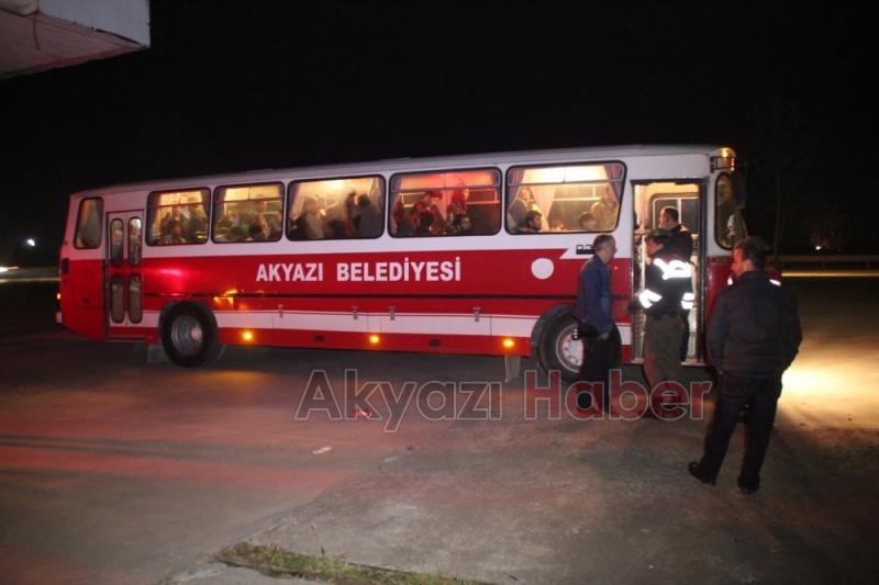 Akyazı’da 67 Mülteci 8 Çocuk Yakalandı