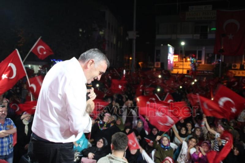 Akyazı’da Demokrasi Nöbeti Finali