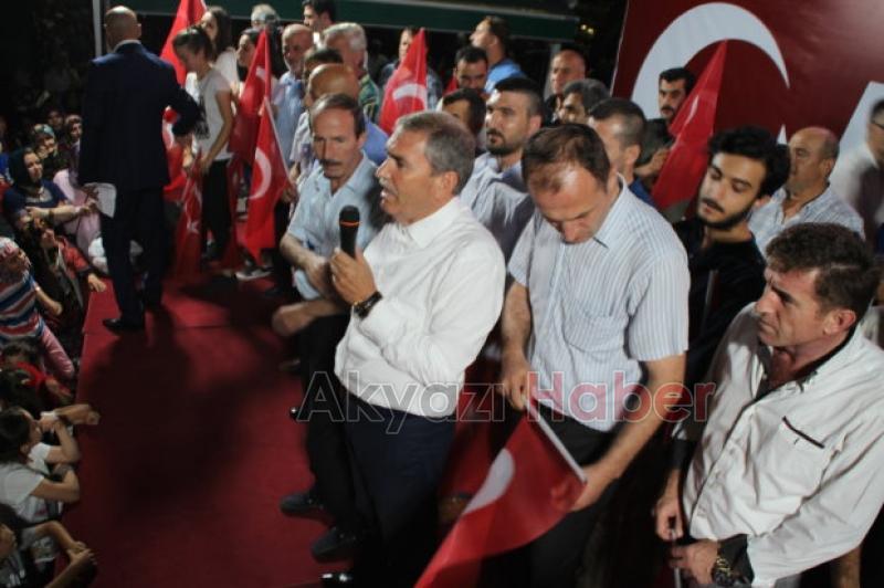 Akyazı’da Demokrasi Nöbeti Finali