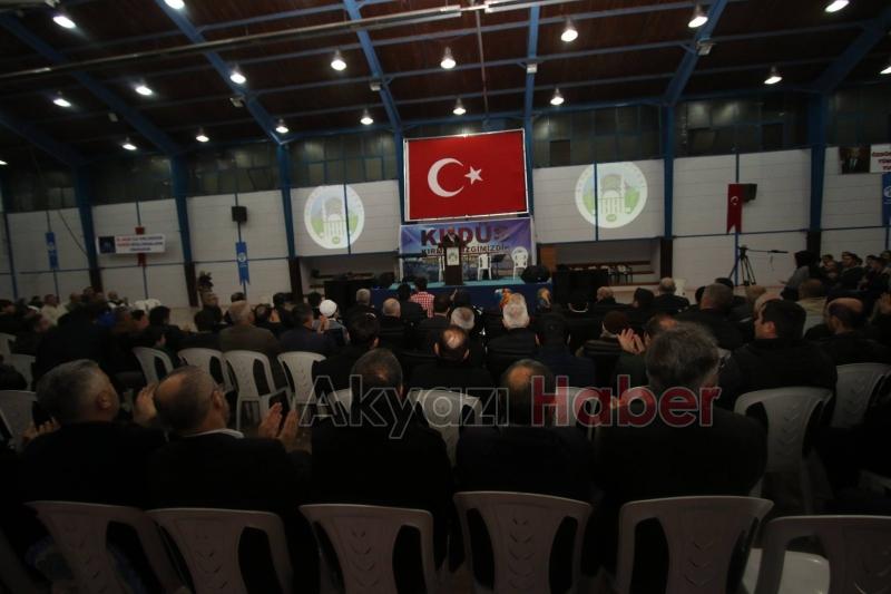 AKYAZIDA DUALARLA KUDÜS GECESİ