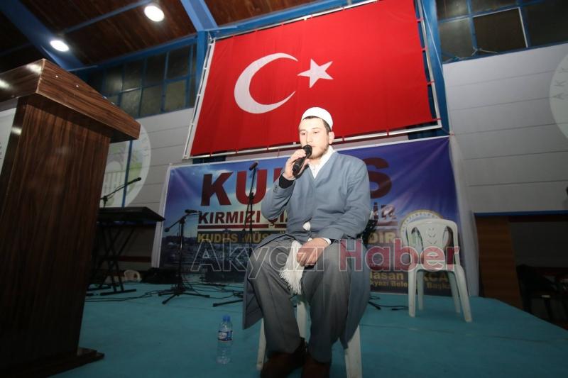 AKYAZIDA DUALARLA KUDÜS GECESİ