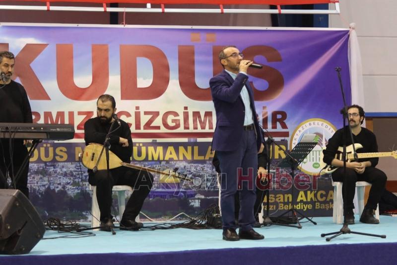 AKYAZIDA DUALARLA KUDÜS GECESİ