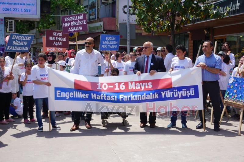 Akyazıda Engelliler Haftası Kutlandı