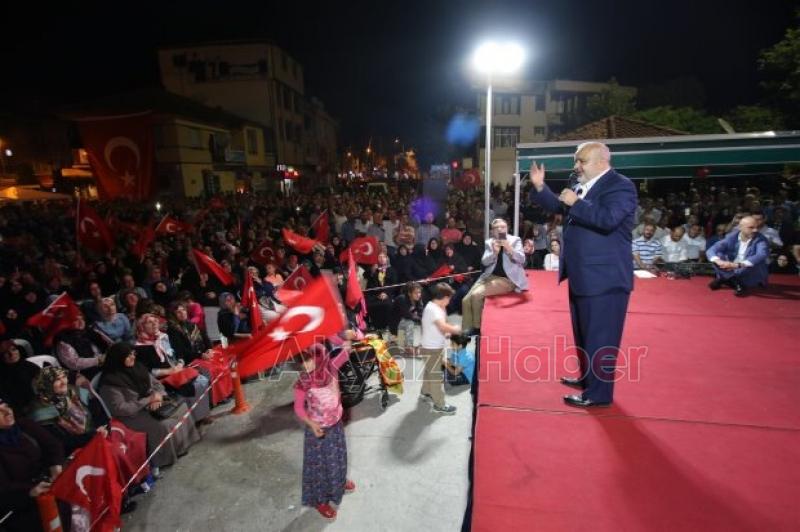 AKYAZIDA İKİNCİ EMRE KADAR MİLLİ İRADE VE DEMOKRASİ NÖBETİ SÜRÜYOR