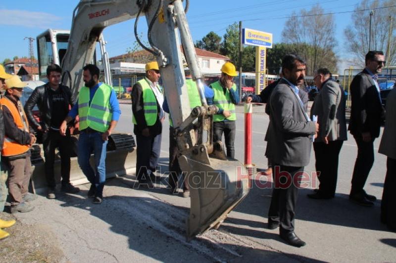 Akyazıda İkinci Etap Doğalgaz Çalışması Başladı