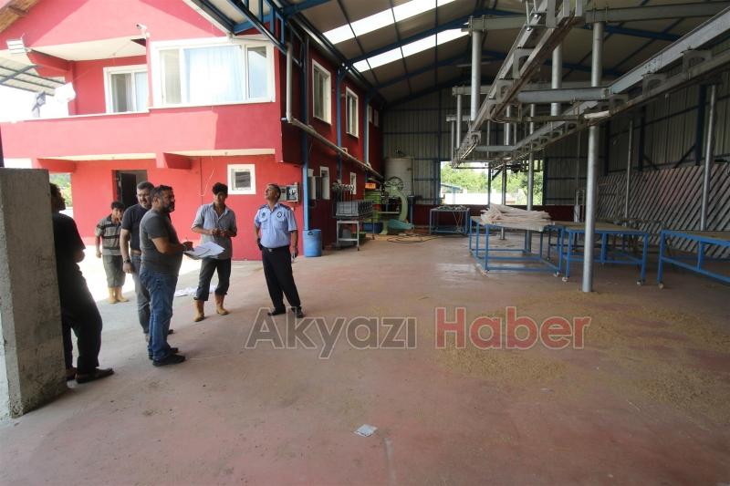 AKYAZIDA KURBAN KESİM YERLERİ DENETİMDE