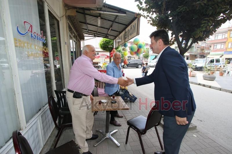 Akyazıda Protokol Bayramlaştı