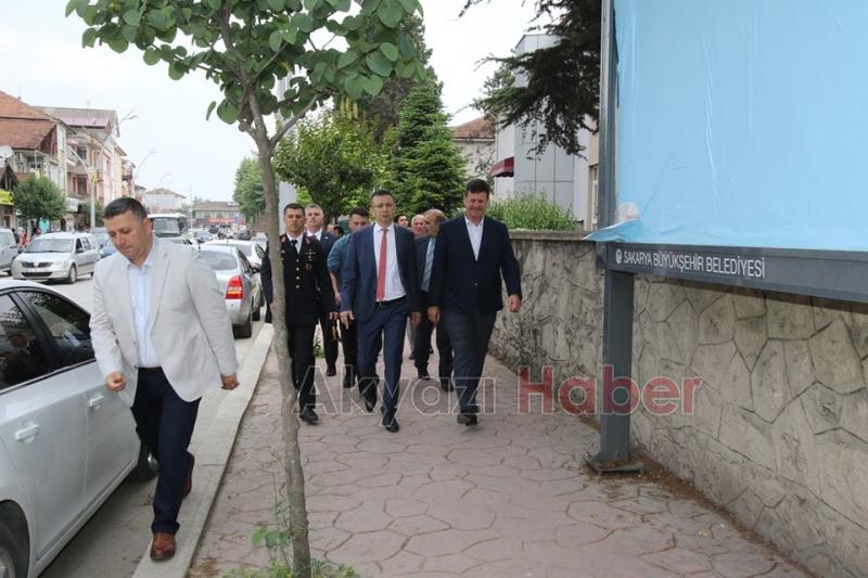 Akyazıda Protokol Bayramlaştı