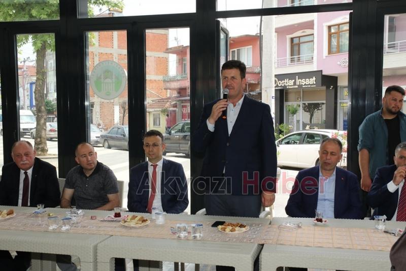 Akyazıda Protokol Bayramlaştı