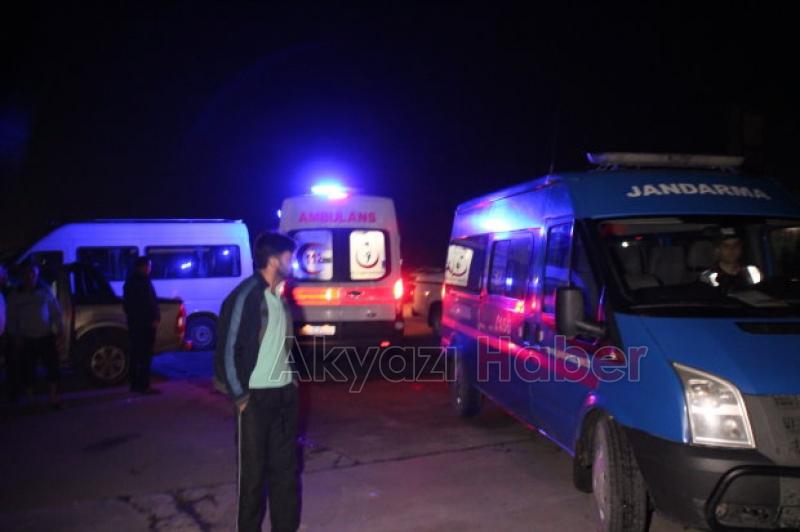 Akyazıda Silahı Saldırı 1 Yaralı