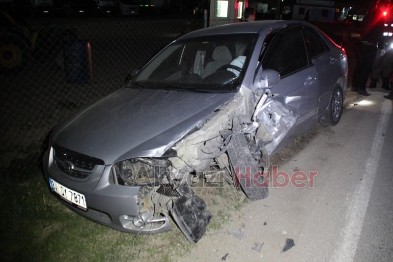 Akyazıda Trafik Kazası