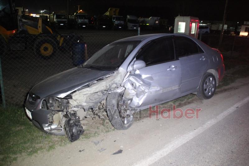 Akyazıda Trafik Kazası