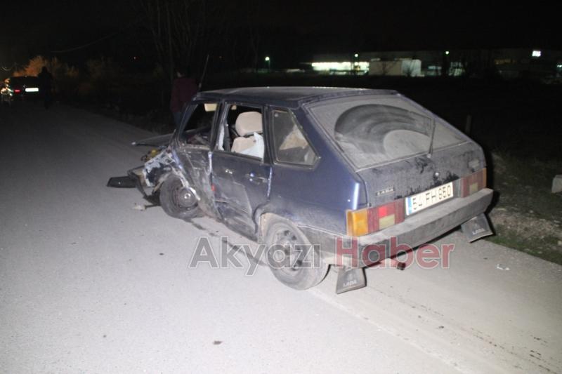 Akyazıda Trafik Kazası