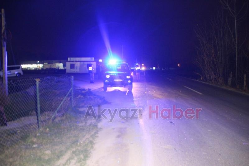 Akyazıda Trafik Kazası