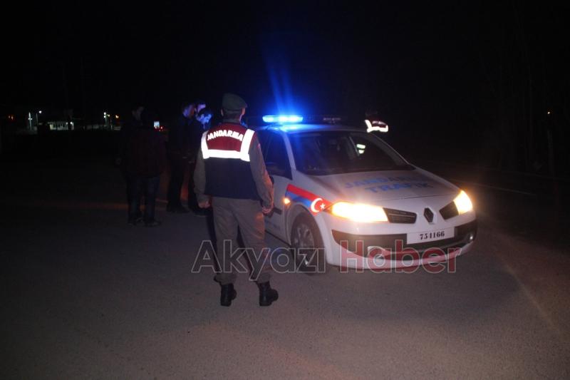 Akyazıda Trafik Kazası