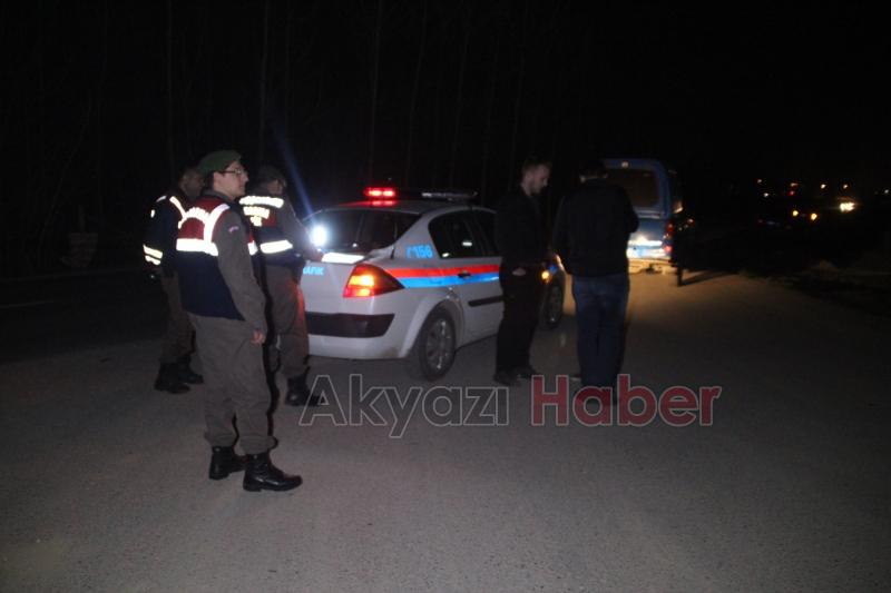 Akyazıda Trafik Kazası