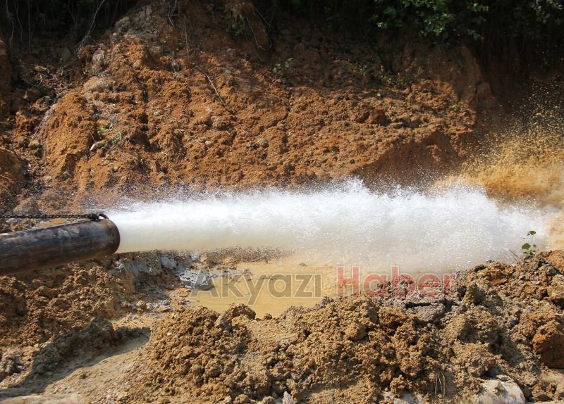 Akyazıda Yeni Jeotermal Kaynak Bulundu