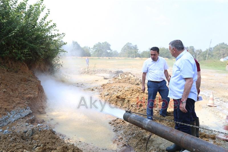 Akyazıda Yeni Jeotermal Kaynak Bulundu