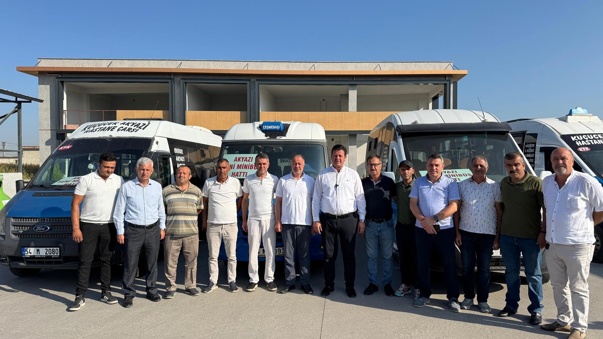Akyazı’da yeni minibüs hattı seferlerine başladı