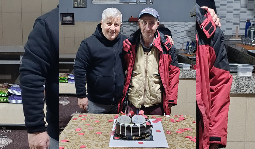 Akyazı’da Yürek Isıtan Sürpriz: 61 Yaşındaki Hüseyin Eren’e İlk Doğum Günü Kutlaması