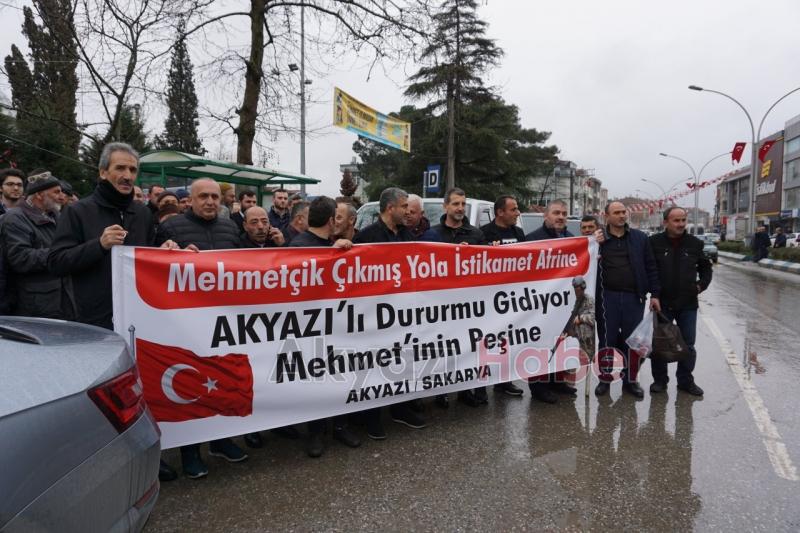 Akyazı’dan Afrin’e Askerimize Destek için Yola Çıktılar