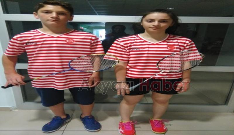 Akyazılı  Badmintonculardan Milli gurur