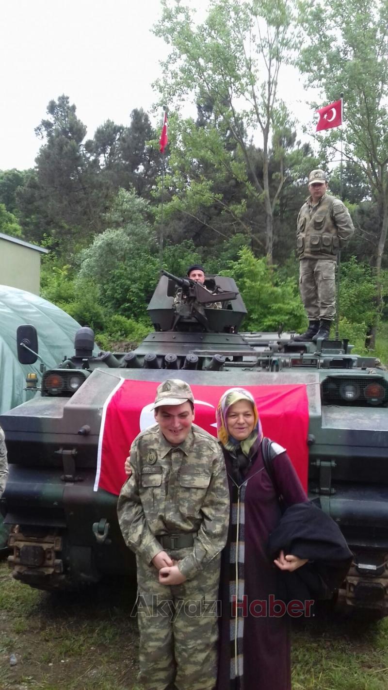   Akyazılı Engellilerin Temsili askerlik heyecanı