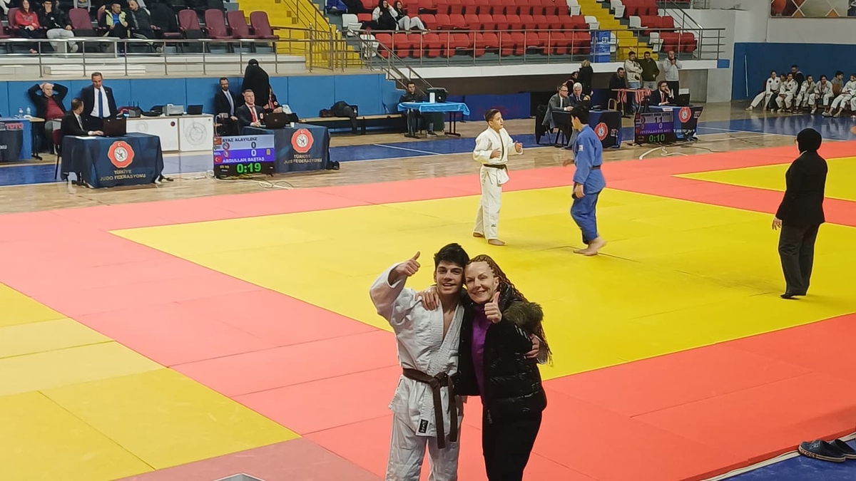 Akyazılı genç judocu Yağız Uzun Türkiye üçüncüsü oldu