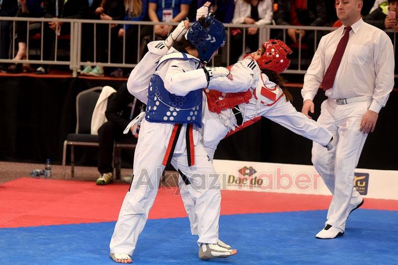 Akyazılı Milli Tekvandocu Kübra Sağlam Yine Boş Geçmedi