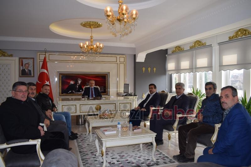 Akyazılı Muhtarlardan Kaymakam Çiçekli’ye Hayırlı Olsun Ziyareti