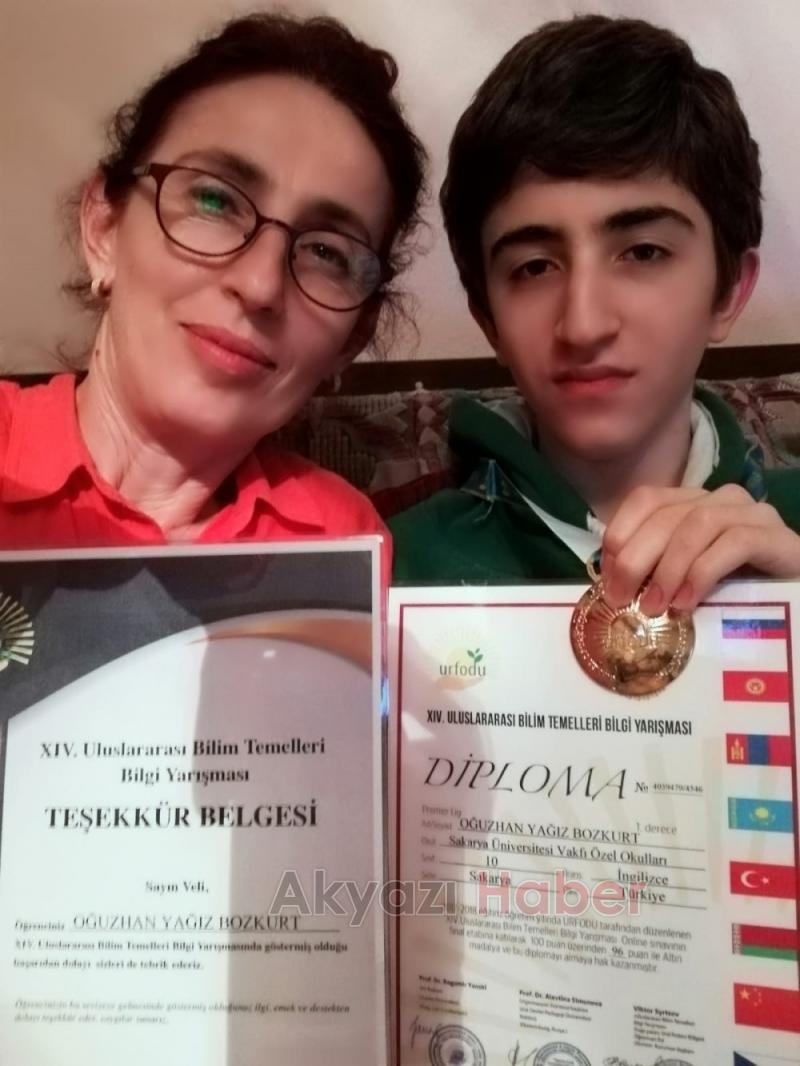 Akyazılı Oğuzhan'dan Dünya Çapında başarı