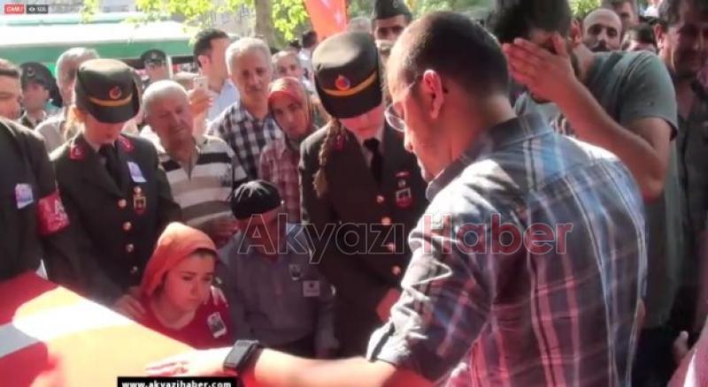 Akyazılı Şehit Uzman Çavuş Yunus Aktaş Ebediyete Uğurlandı