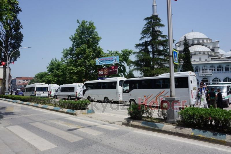 Akyazılı Tatangalar Bursaya Doğru Yola Çıktı