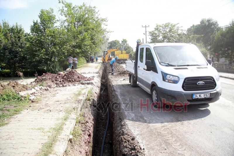 Akyazının 3 mahallesi birinci sınıf suya kavuştu