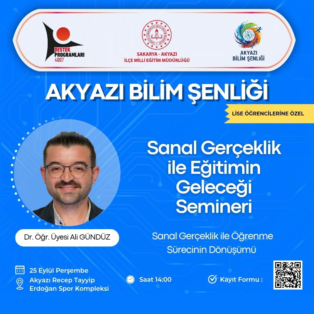 Akyazı’nın ilk bilim şenliği kapılarını açıyor