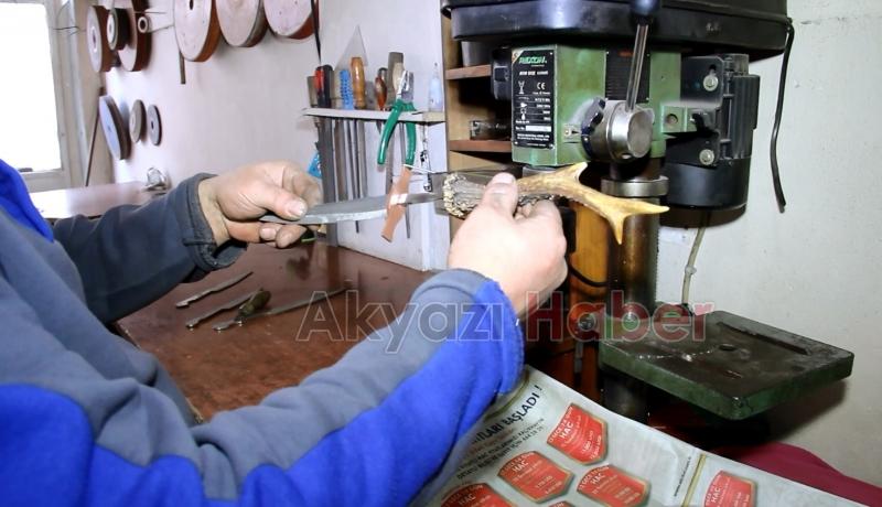 Akyazının tek kadın bıçak ustasının hikayesi