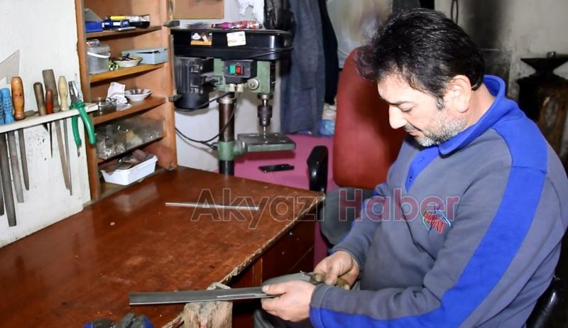 Akyazının tek kadın bıçak ustasının hikayesi