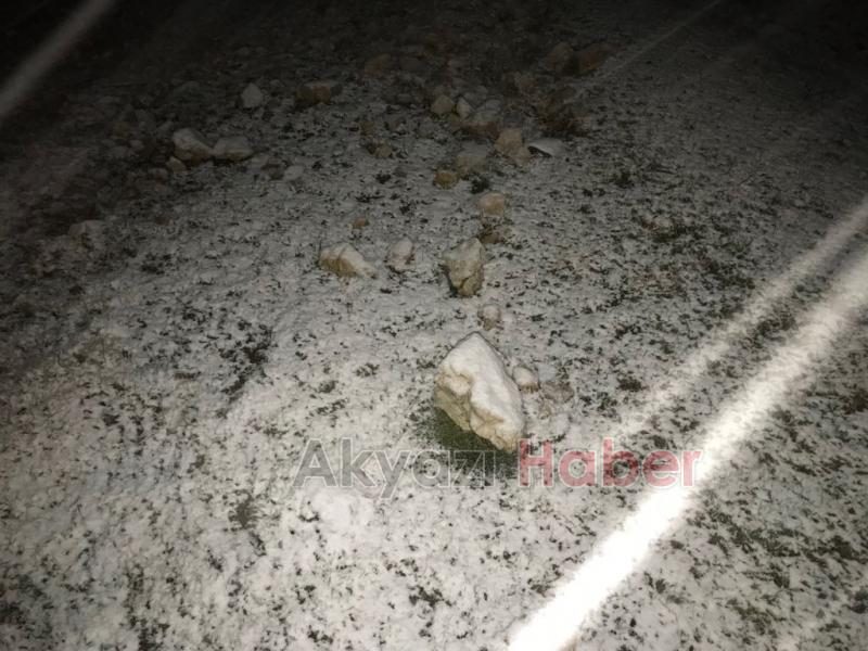 Akyazı’nın Yüksek Kesimlerine Kar Yağdı